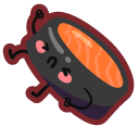 Cute Maki and Ikura Rolls