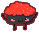 Cute Maki and Ikura Rolls
