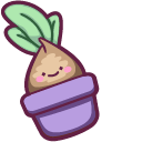 Cute Mandragora in Plant Pot