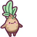 Cute Mandragora in Plant Pot
