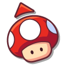 Cute Mario and Super Mushroom