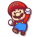 Cute Mario and Super Mushroom