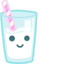 Cute Milk and Cookie