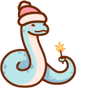 Cute New Year 2025 Snake