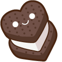 Cute Oreo and Donut Hearts