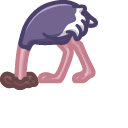 Cute Ostrich