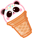 Cute Panda Ice Cream and Bear Pancakes