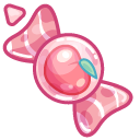 Cute Peach and Blueberry Candies