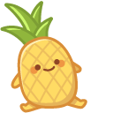 Cute Pineapple and Peach