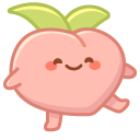 Cute Pineapple and Peach