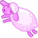 Cute Pink Sheep