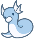 Cute Pokemon Dratini and Dragonair