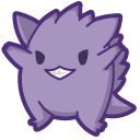 Cute Pokemon Gengar and Haunter