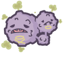 Cute Pokemon Koffing and Weezing