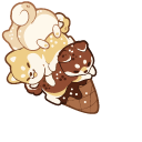 Cute Puppy Ice Cream