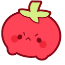 Cute Radish and Tomato