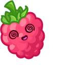 Cute Raspberry and Pudding