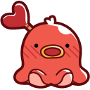 Cute Red Octopus Sausage
