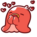 Cute Red Octopus Sausage