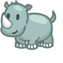Cute Rhinoceros