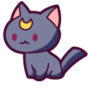 Cute Sailor Moon Luna and Artemis