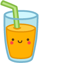 Cute Sandwich and Juice