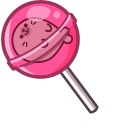 Cute Shark and Lollipop
