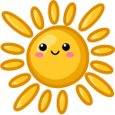 Cute Sun and Earth