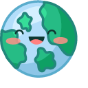 Cute Sun and Earth