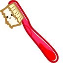 Cute Toothbrush and Tooth