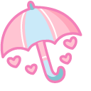 Cute Umbrella and Cloud