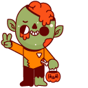 Cute Walking Zombie