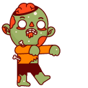 Cute Walking Zombie