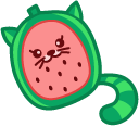 Cute Watermelon and Pineapple Cats