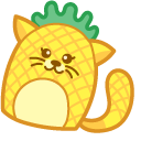 Cute Watermelon and Pineapple Cats