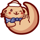 Cute Winky Otter