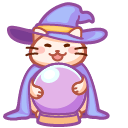 Cute Witch Cat