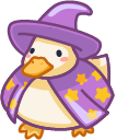 Cute Witch Duck