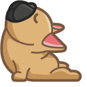 Cute Yoga Bulldog