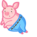 If a Cute Pig Wore Pants