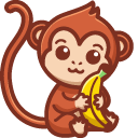 Cute Chinese Zodiac Sign Monkey