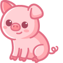 Cute Chinese Zodiac Sign Pig