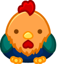 Cute Chinese Zodiac Sign Rooster