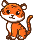 Cute Chinese Zodiac Sign Tiger