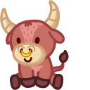 Cute Zodiac Sign Taurus