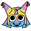 Dandy's World Yatta and a Party Popper