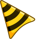 Black and Yellow Bee