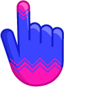 Blue-Pink Zipper