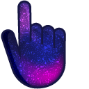 Blue Purple Galaxy