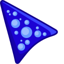 Blue Water Bubbles